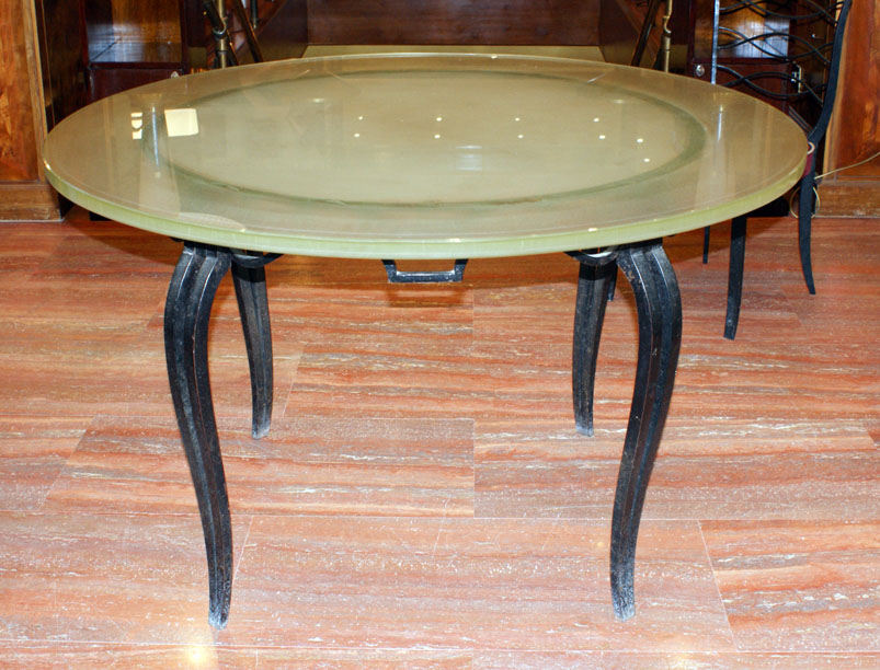 Rene prou: Tavolo Design Table del XX Secolo , Pezzo di storia autentico - Robertaebasta® Art Gallery opere d’arte esclusive.